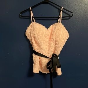 NWOT Takara Pink Rose Tank